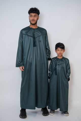 Murad’s Emirati Lux Men’sThobe Collection- Forest Green
