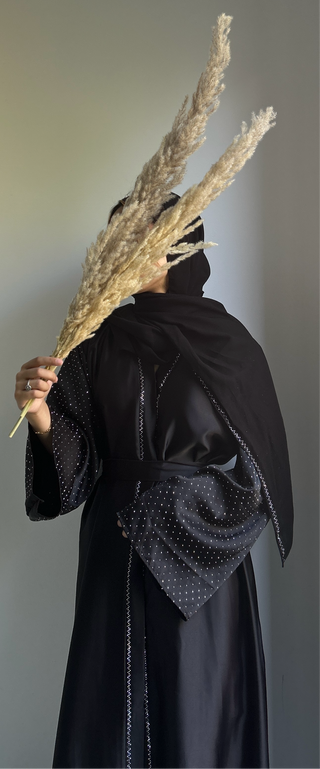 Khadija’s Butterfly Abaya Collection- Black