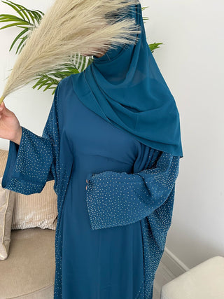 Sabreen’s Nida Batwing Abaya Collection- Teal