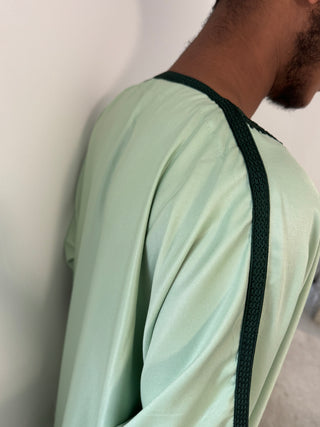 Samee’s Collection- Mens Moroccan thobe- Pistachio Green