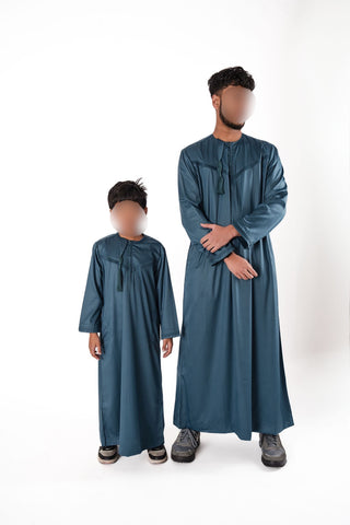 Murad’s Emirati Lux Boys Thobe Collection- Forest Green