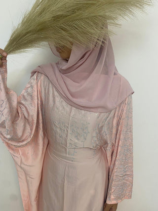 Jubeida’s Satin Batwing Abaya Collection- 3 piece set