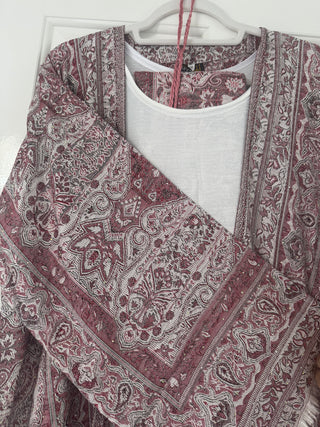 Aleena’s Premium Pashmina Abaya Collection- 4 piece set with slip dress, hijab and belt