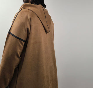 Suede Hooded Winter Morrocan Djellabas