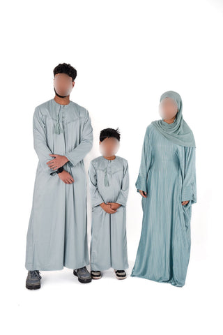 Murad’s Emirati Lux Boys Thobe Collection- Sage Green