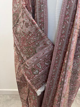Aleena’s Premium Pashmina Abaya Collection- 4 piece set with slip dress, hijab and belt