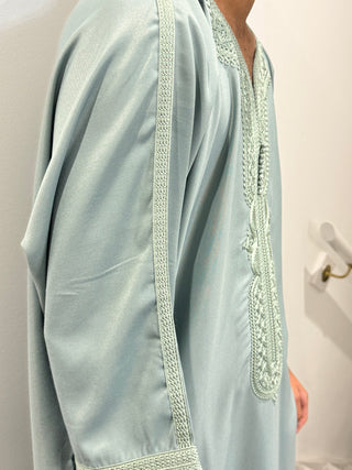 Samee’s Collection- Mens Moroccan thobe- Sage Green