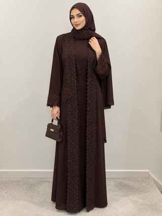 Samira’s Open Abaya Collection- 4 piece set