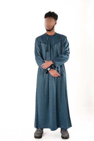 Murad’s Emirati Lux Boys Thobe Collection- Forest Green