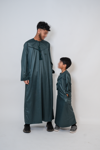 Murad’s Emirati Lux Men’sThobe Collection- Forest Green