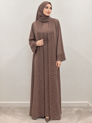 Samira’s Open Abaya Collection- 4 piece set