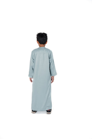 Murad’s Emirati Lux Boys Thobe Collection- Sage Green