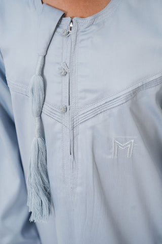 Murad’s Emirati Lux Boys Thobe Collection- Ice Grey