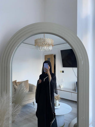 Khanom’s Batwing  Abaya Collection - Black