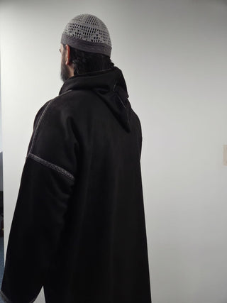 Suede Hooded Winter Morrocan Djellabas