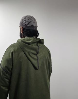 Suede Hooded Winter Morrocan Djellabas
