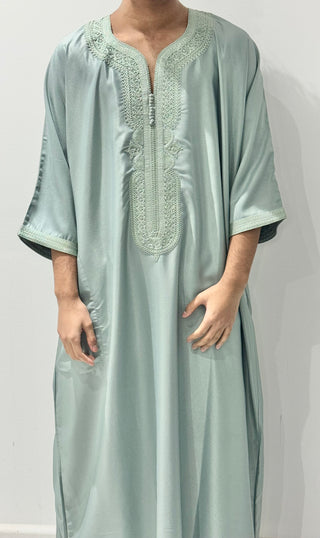 Samee’s Collection- Mens Moroccan thobe- Sage Green