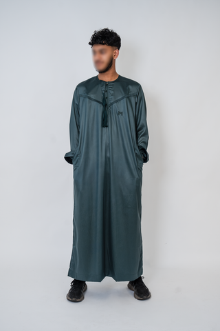 Murad’s Emirati Lux Men’sThobe Collection- Forest Green
