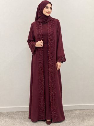 Samira’s Open Abaya Collection- 4 piece set