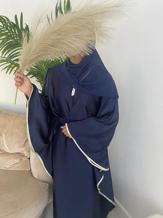 Khanom’s Batwing  Abaya Collection - Navy Blue