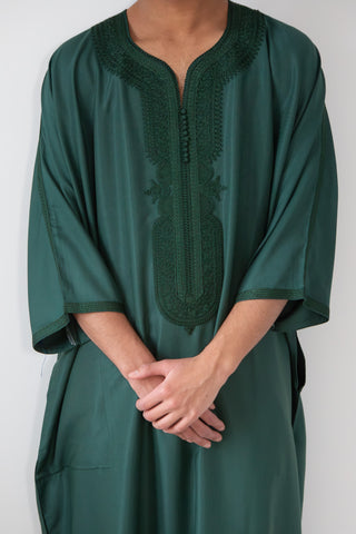 Samee’s Collection- Mens Moroccan thobe- Royal Green